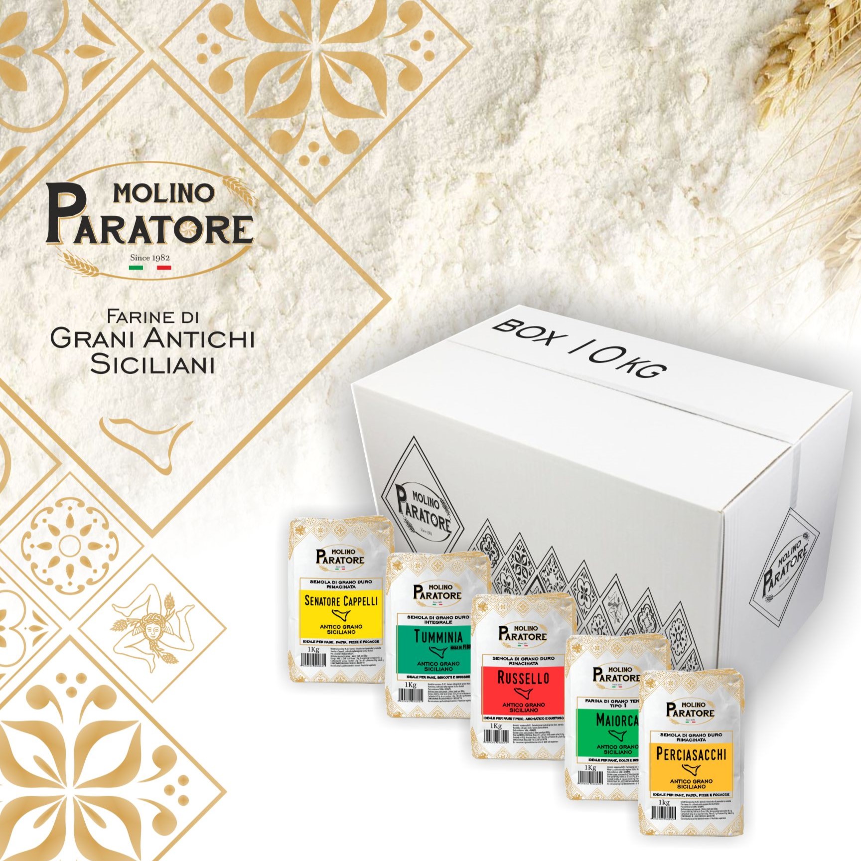 Box 10 kg Assortimento Grani Antichi -10%
